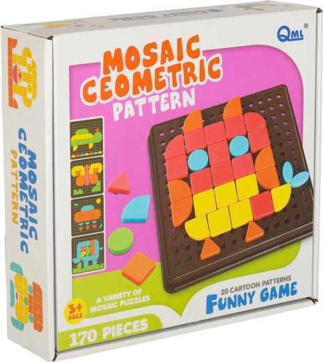 Creative mosaics from 170 pieces
