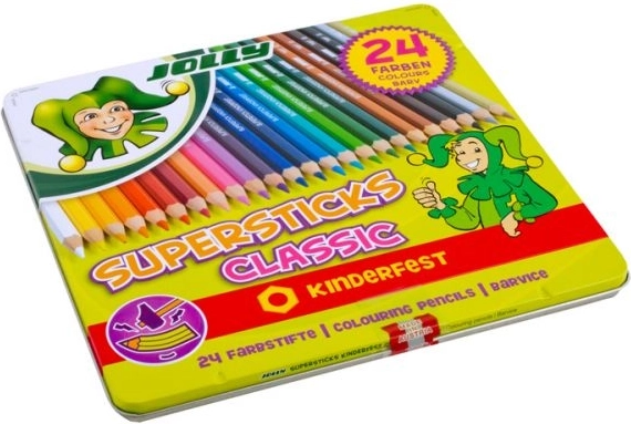 24 erksat ja tasakaalustatud värvi