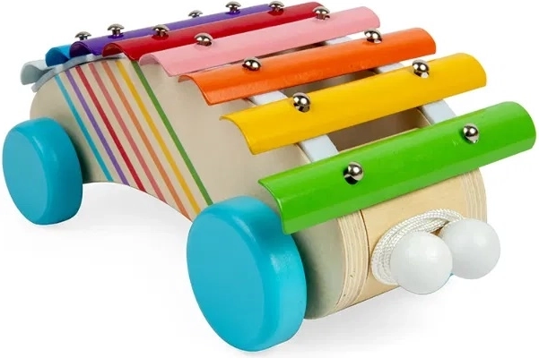 Pull-along toy for motor skill development