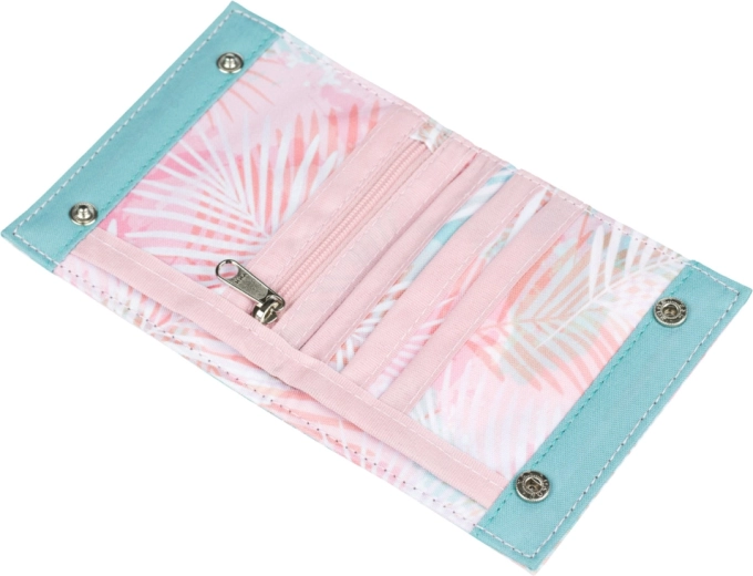 Clear organization for banknotes, coins, and cards