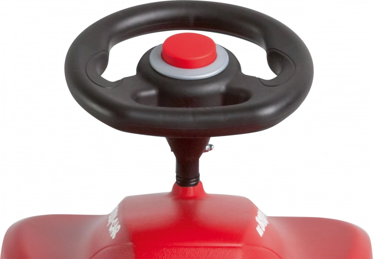 Safe steering wheel with horn