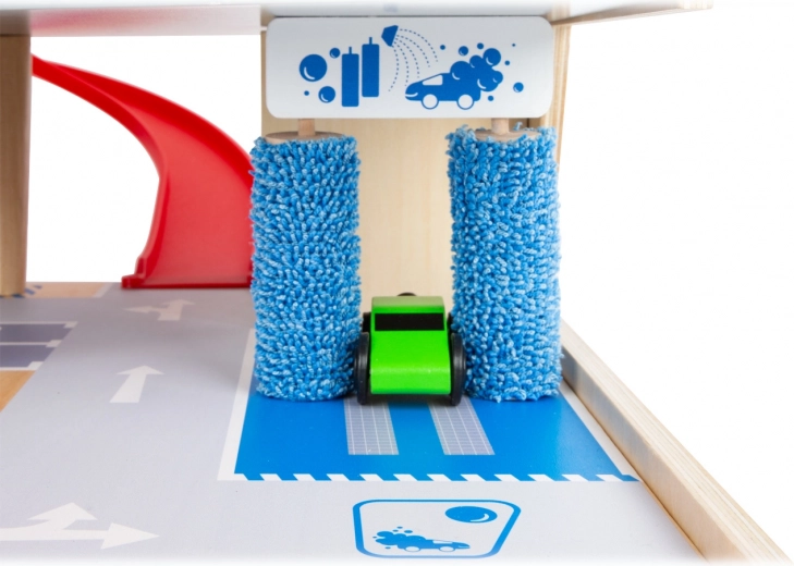 Autopesula harjadega ja turvaline piire