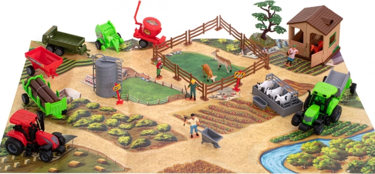 Suur farm mängumatil 100 × 70 cm