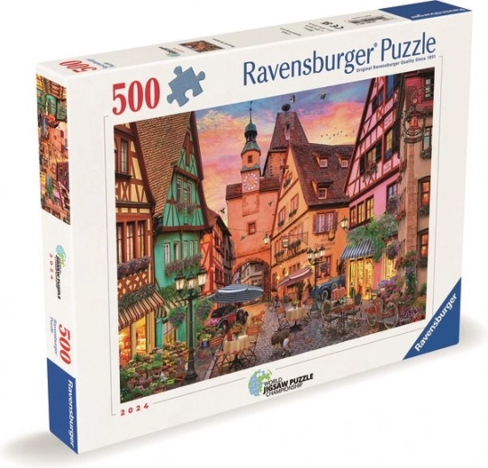 500 pieces for easygoing puzzling