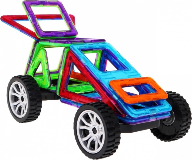 Magnetiline pisiauto ratastel