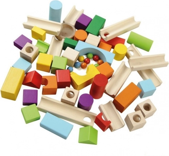 Ehituskomplekt värviliste klotsidega
