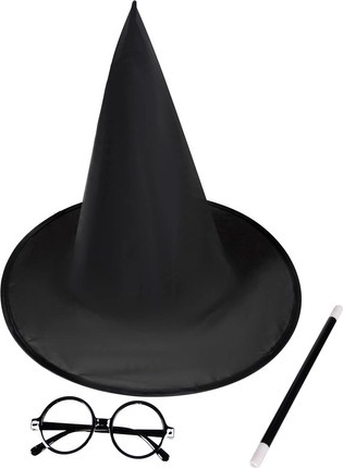 Terava tipuga müts ja võlukepp