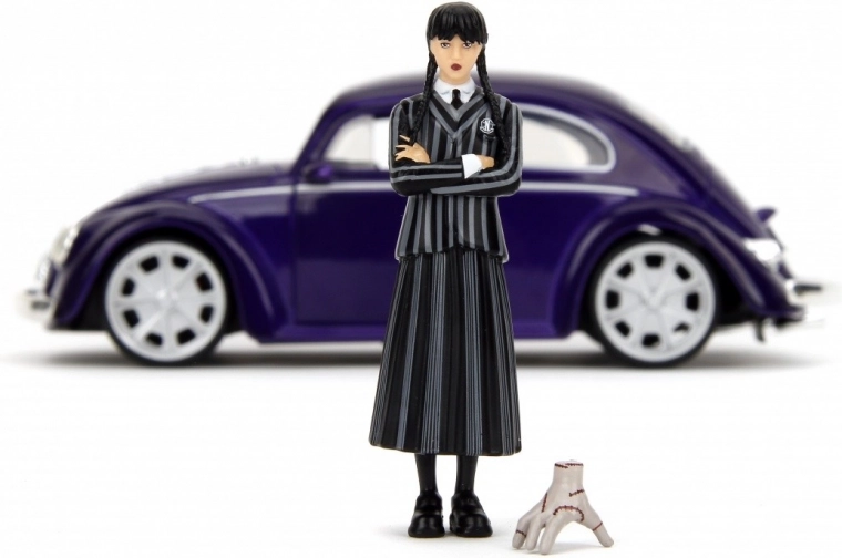 Wednesday figure and Thing included in the box