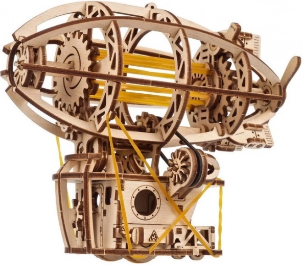 Elegant steampunk design made of natural wood