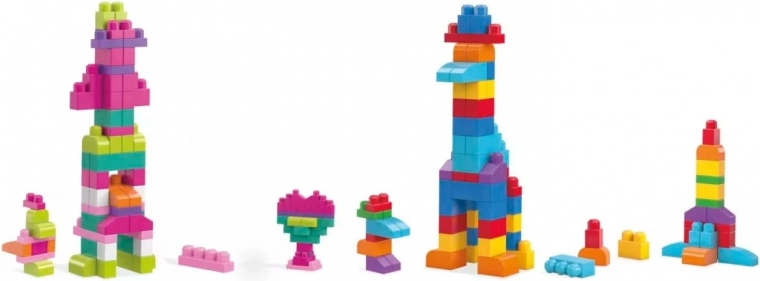 60 värvilist klotsi lõputuks ehitamiseks