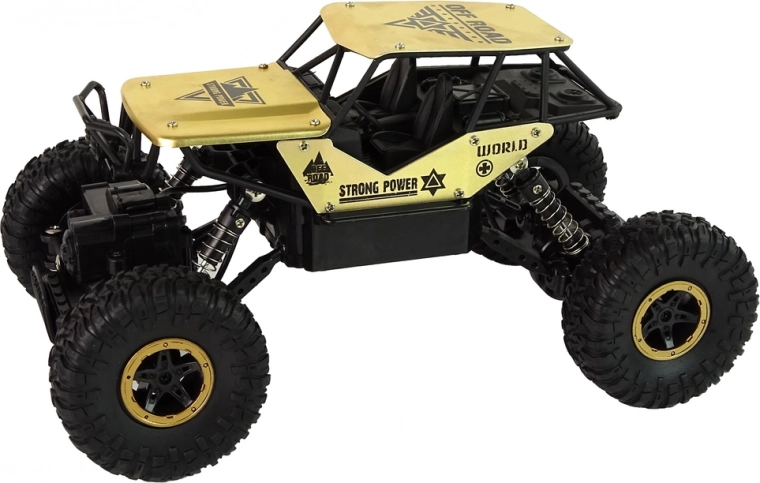 High wheels and suspension for off-road driving