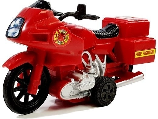 Motorcycle and accessories for rapid response