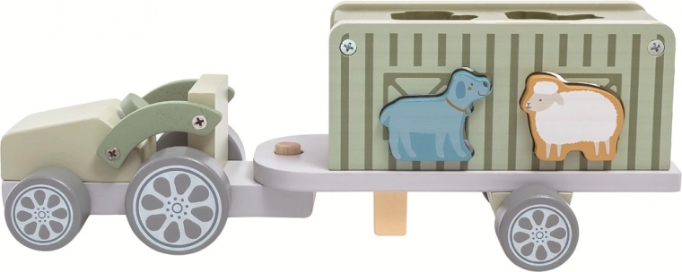 Detachable trailer and removable roof