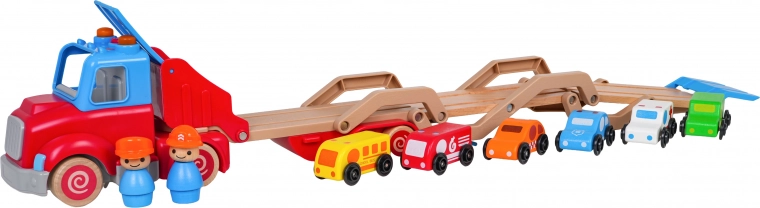 6 cars and 2 figures