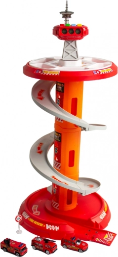 Mitmekorruseline spiraalrada kiireteks laskumisteks