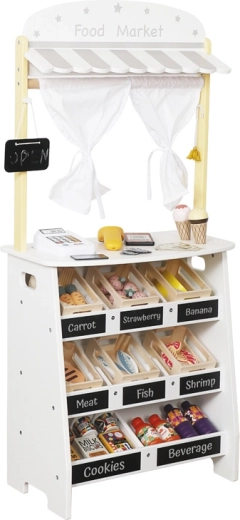 Müügilett sahtlite ja tahvlitega