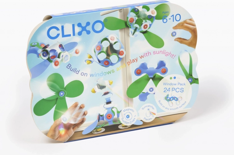 Ehitus klaasil vikerkaareefektidega