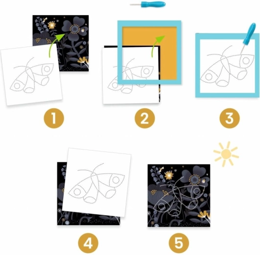 Samm-sammult augustusnõelaga