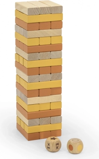 56 puidust klotsi stabiilsete ja kõrgete ehitiste jaoks