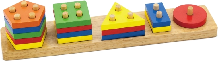 Värvilised kujundid, mis kutsuvad mängima