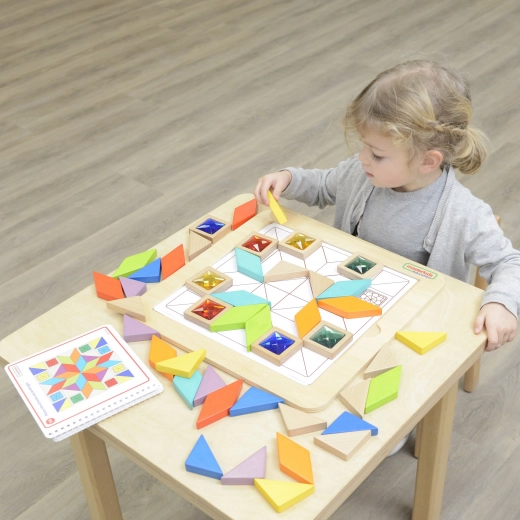 Learning about colors and shapes