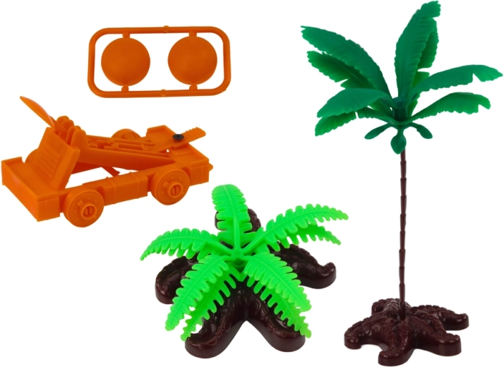 Katapult, palmid ja figuurid põnevateks stseenideks