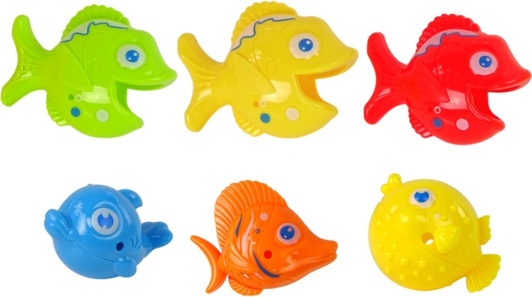 Värvilised kalad ja krokodill