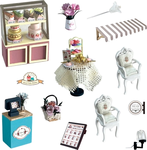 Ideal for dollhouses and display cases