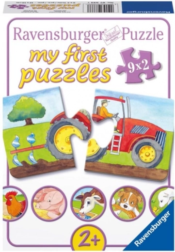 First puzzles for children from 2 years