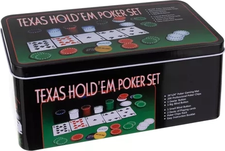 Täielik komplekt TEXAS HOLD’EM jaoks