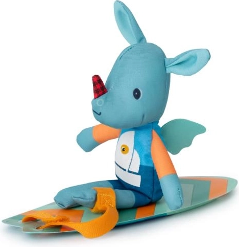 Värvikas disain ja tiibadega tegelane