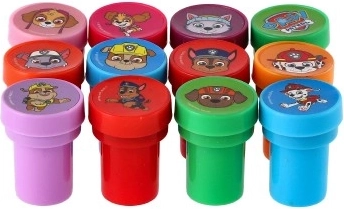 12 värvilist templit PAW PATROL kangelastega