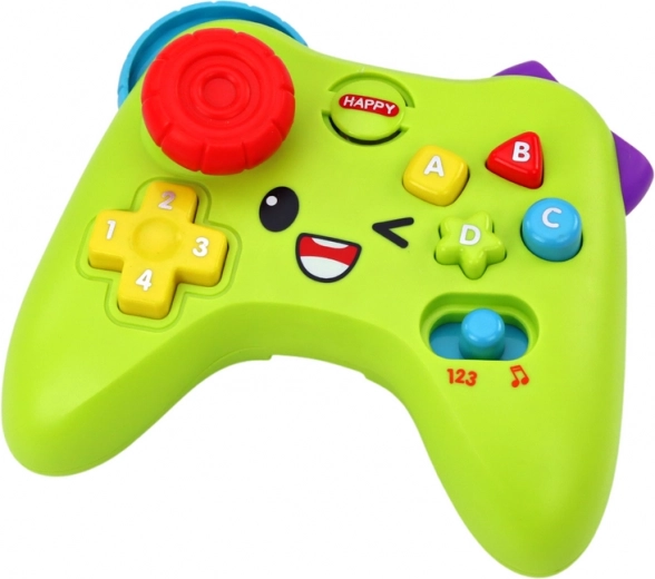 Värvilised nupud, juhtkangi ja valgusefektid