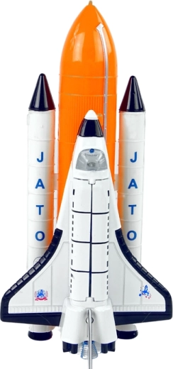 2‑ühes komplekt: rakett ja kosmosesüstik mastaabis 1:400