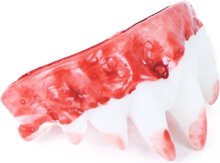 Vampire teeth for a realistic effect