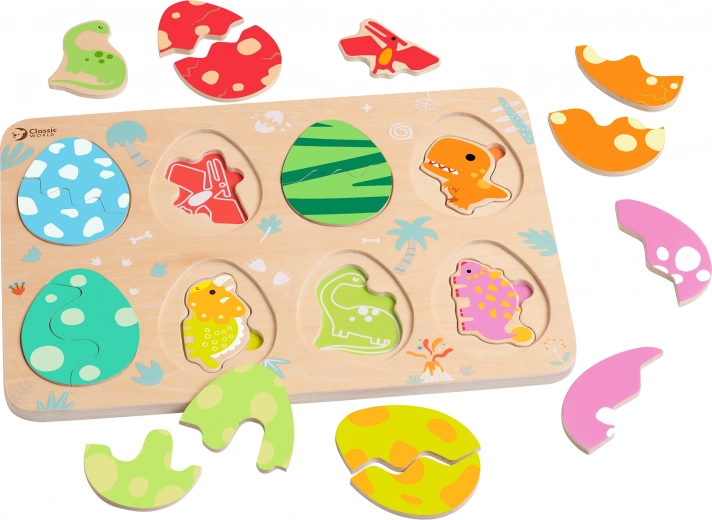 Three-layer dinosaur discovery