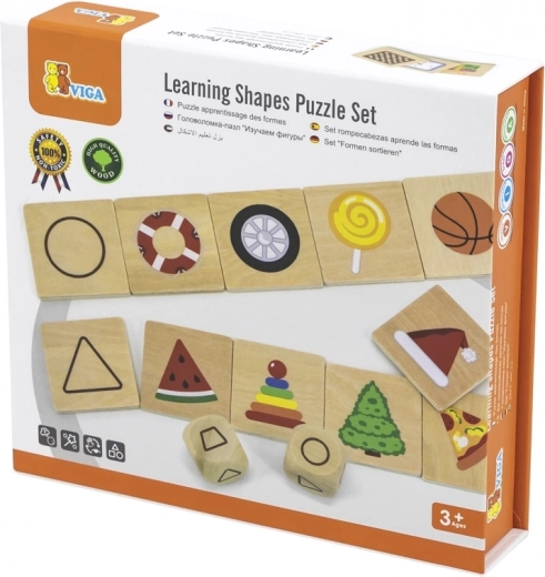 Värvikas mänguasi kujundite õppimiseks