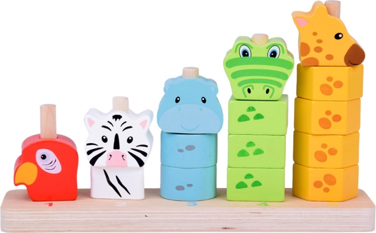 Lõbus mäng loomade ja värvidega