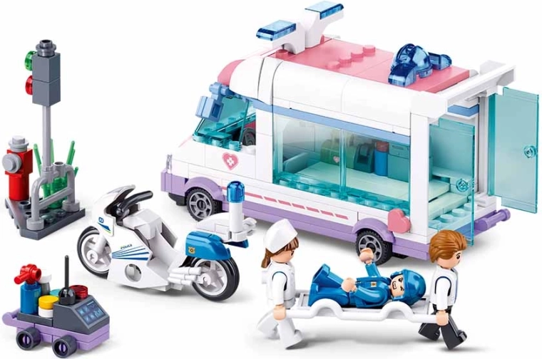Fully equipped ambulance