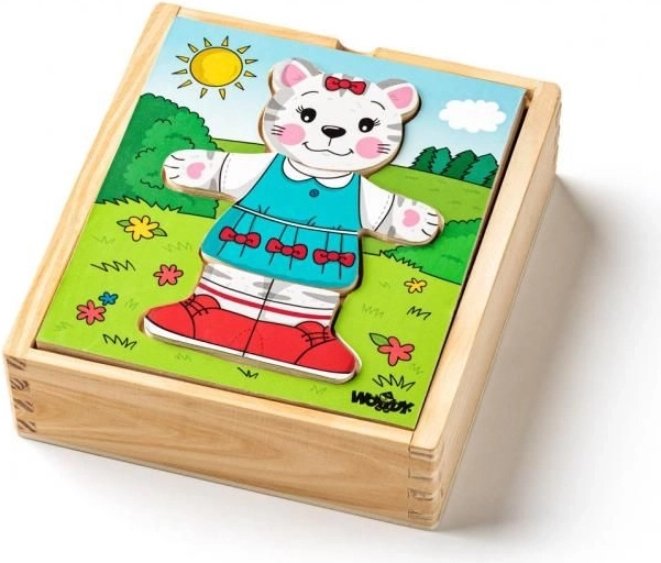 Practical wooden box