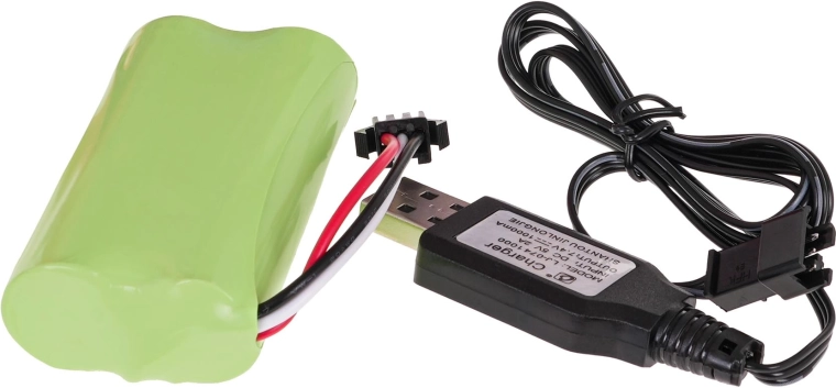 7,4 V laetav toide USB-ga