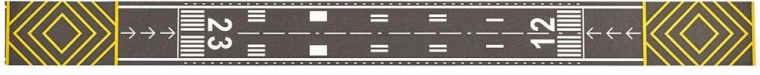 Runway tape for realistic play