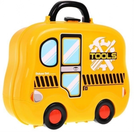 Bus-shaped suitcase