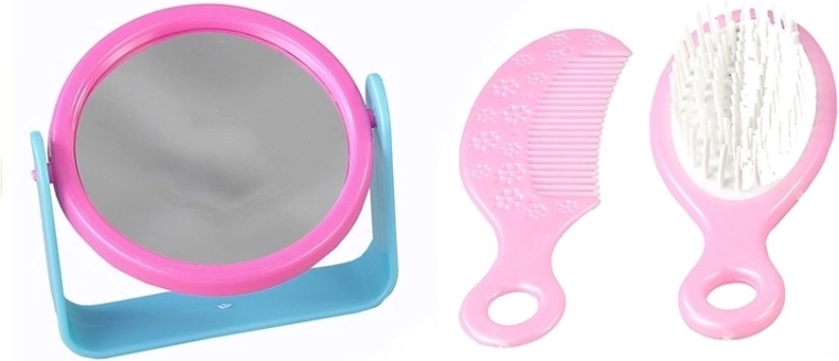 Peegel, hari ja kamm igapäevaseks soenguks