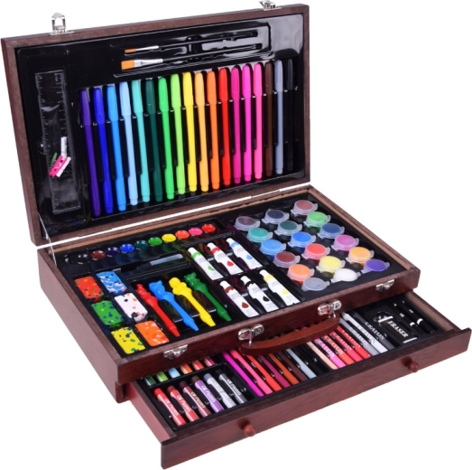 Kompaktne puidust kohver