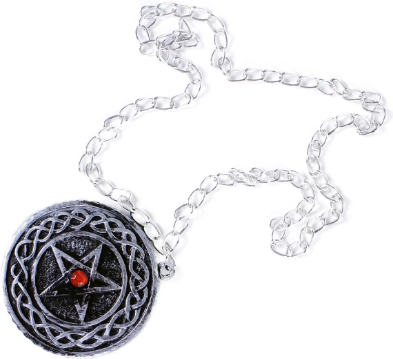 Gothic pentagram necklace