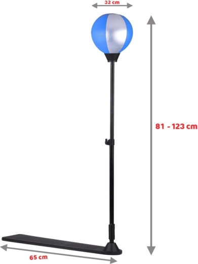 Grows with your child: adjustable height 81–123 cm