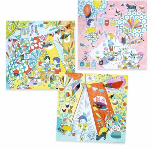 Ainulaadsed kolmemõõtmelised illustratsioonid