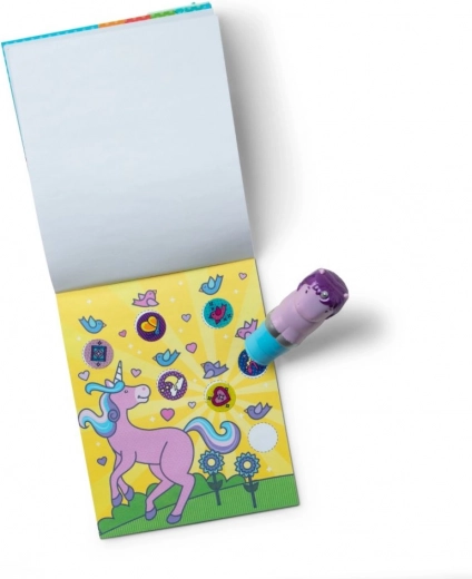 A magical unicorn on every page