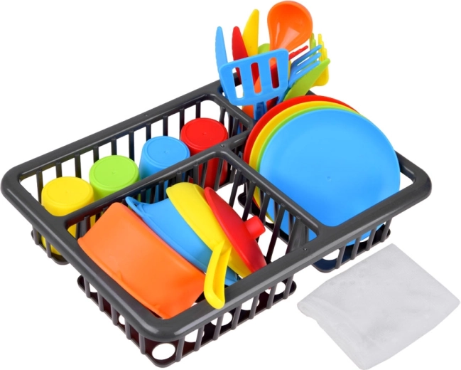 Täielik 28-osaline komplekt laste kööki